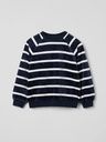 Jungen Sweatshirt Velours mit Streifen