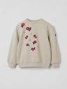 Mädchen Sweatshirt mit gestickten Blumen