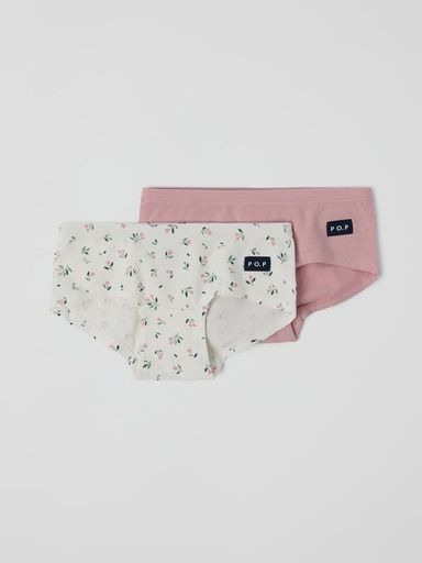 [01-37080.0] 2-Pack Mädchen-Slips Bluemli-Print (86-92)
