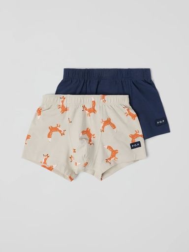 [01-37081.0] 2-Pack Knaben Boxershorts Fuchs Print (86-92)