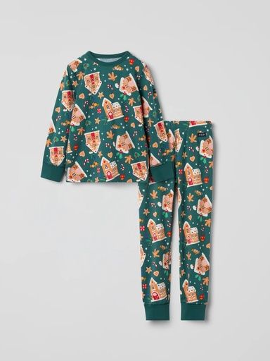 [01-37087.0] Kinder-Pyjama Lebkuchenhaus 2-Teilig (86-92)