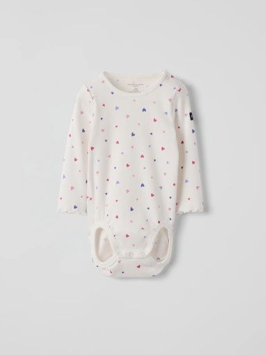 [01-37092.0] Langärmliger Baby-Body mit Herzli (56)