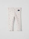 Gerippte Baby-Leggings mit Herzli