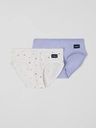 2-Pack Mädchen-Slips Herz-Print