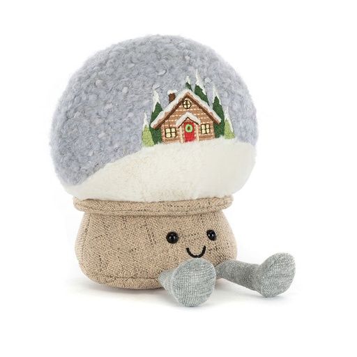 [01-37105.0] Plüsch Winter Schneekugel