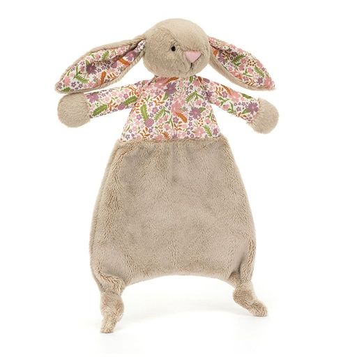 [01-37115.0] Schnuffeltuch Stofftier Hase geblümt