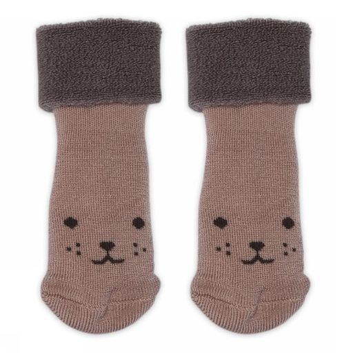 [01-37139.2] Baby-Socken aus Merinowolle (Rosa, 19-21)