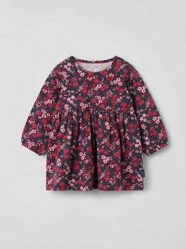 [01-37145.1] Langärmliges Baby-Kleid mit Blumen (62)