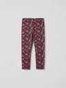 Mädchen Leggings mit Blumen-Motiv