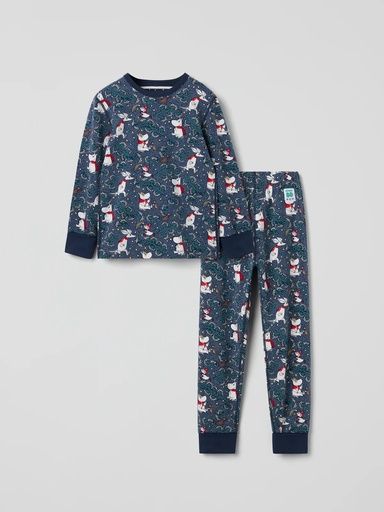 [01-37152.1] Kinder-Pyjama Moomin Sujet 2-Teilig (98-104)