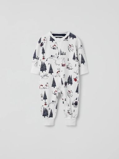 [01-37155.0] Baby-Pyjama Moomin Winter Sujet (62-68)