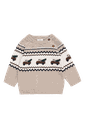 Bio Baby-Strickpullover mit Truck-Motiv 3