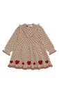 Festliches Mädchen-Strickkleid mit Herzen