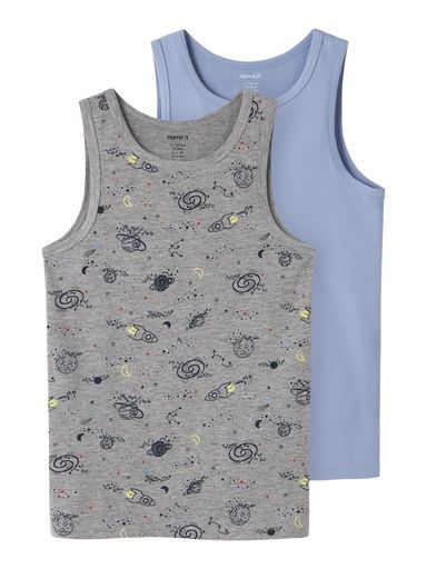 [01-37227.1] 2-er Set Tanktop Weltraum (116)