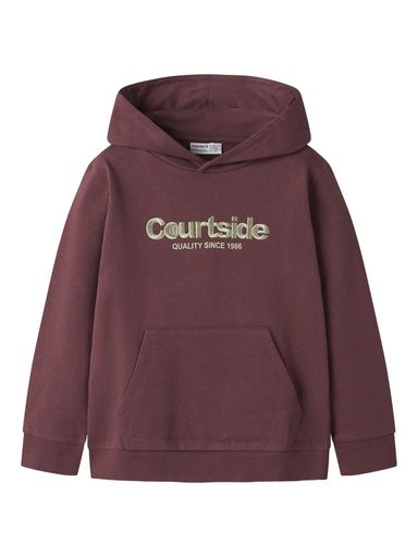 [01-37231.2] Knaben Hoodie mit Stickerei (Bordeaux, 146-152)