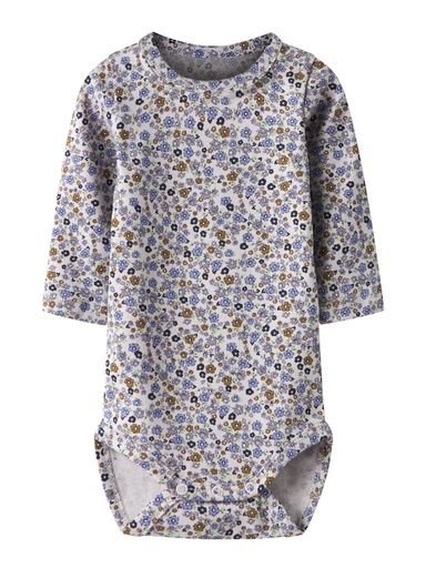 [01-37233.1] Baby Langarmbody mit Blumendruck (86)