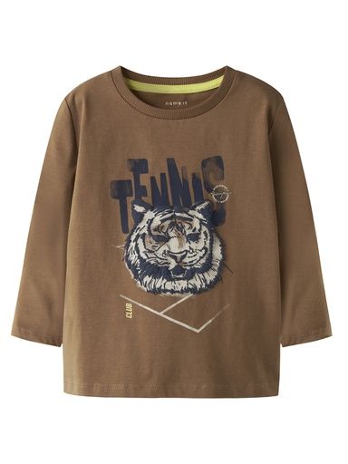 [01-37244.1] Knaben Langarmshirt Tennis Tiger (Braun, 116)