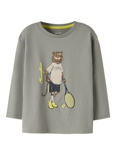 [01-37244.10] Knaben Langarmshirt Tennis Tiger (Khaki, 98)