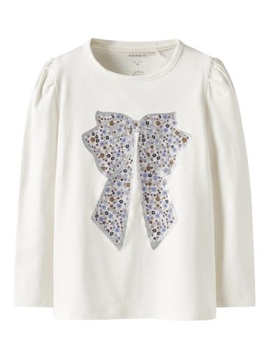 [01-37246.1] Mädchen Langarmshirt mit Masche (104)