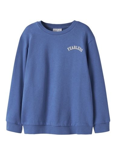 [01-37257.1] Knaben Sweatshirt Rundhals mit Druck (122-128)
