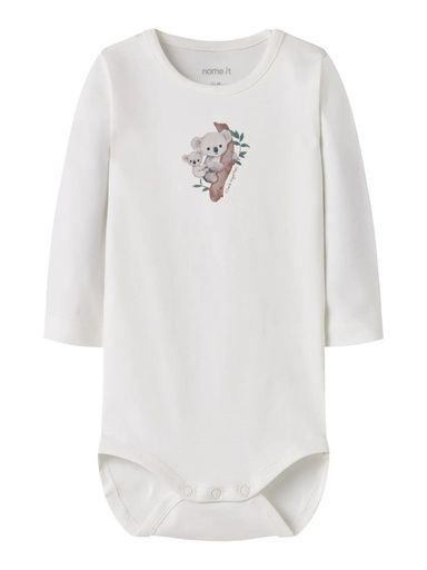 [01-37265.1] Baby Body mit Koala Druck (Weiss, 56)