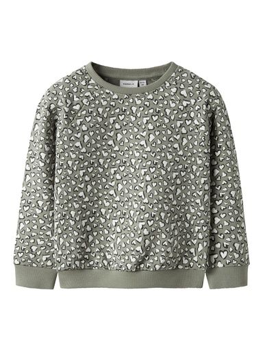 [01-37270.1] Mädchen Sweatshirt mit Herzli (Khaki, 92)
