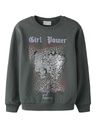 Mädchen Sweatshirt mit Leopard