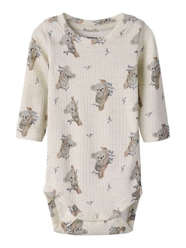 [01-37276.1] Baby Body Rippe mit Koalas (Beige, 86)