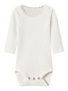 Baby-Langarmbody Mädchen uni