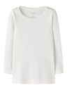 Mädchen Langarmshirt mit Spitzebündchen
