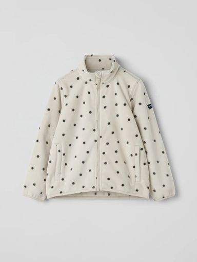 [01-37291.1] Kinder Fleecjacke mit Punkten (74/80)