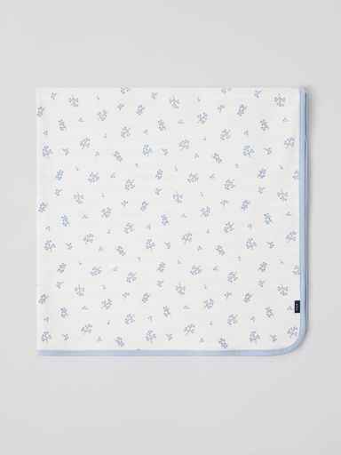 [01-37295.0] Baby-Decke mit Blümchen-Print