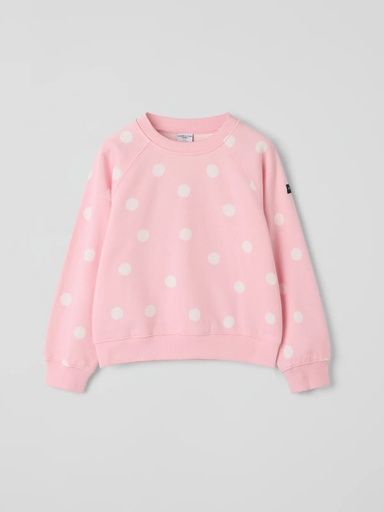 [01-37301.1] Gepunktetes Sweatshirt aus Bio-Baumwolle (98)