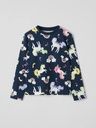 Mädchen Langarmshirt mit Einhorn-Print