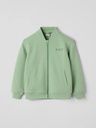 Sweatjacke aus Bio-Baumwolle in Waffelstruktur