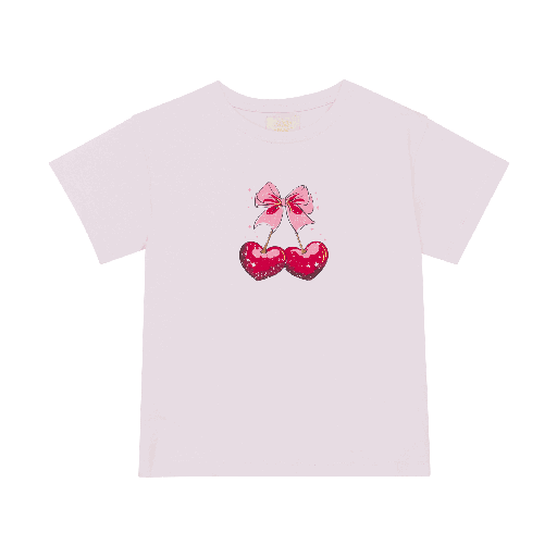 [01-37334.0] Mädchen T-Shirt mit Kirschen-Motiv (122)