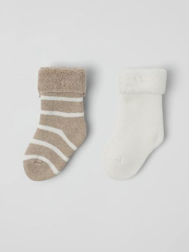 [01-37349.1] 2-Pack Baby-Socken Bio-Baumwolle (10/12)