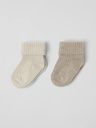 2-er Pack Baby-Socken Bio-Baumwolle