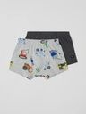 2-Pack Knaben Boxershorts Bagger-Print