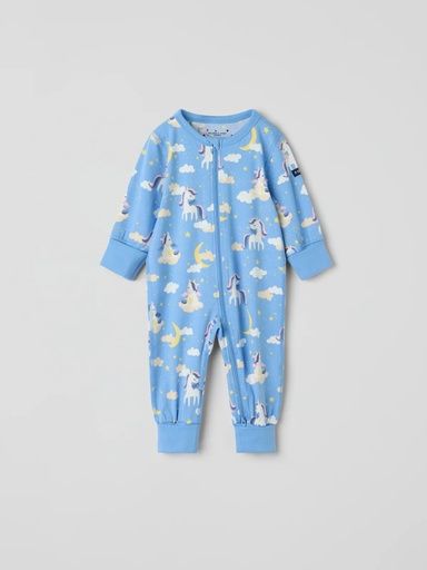 [01-37363.1] Baby-Pyjama mit Einhorn-Motiv (50/56)