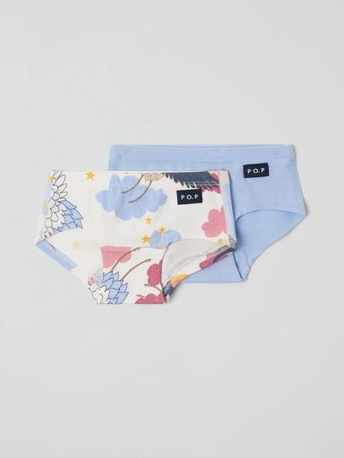 [01-37365.1] 2-Pack Mädchen Hipster-Unterhosen (86/92)