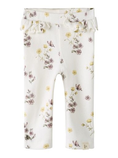 [01-37373.1] Baby Leggins gerippt mit Blumen (80)