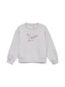 Sweatshirt mit Love Druck
