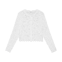 Mädchen Strickjacke mit Lochmuster