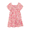 Mädchen Rüschen-Kleid geblümt