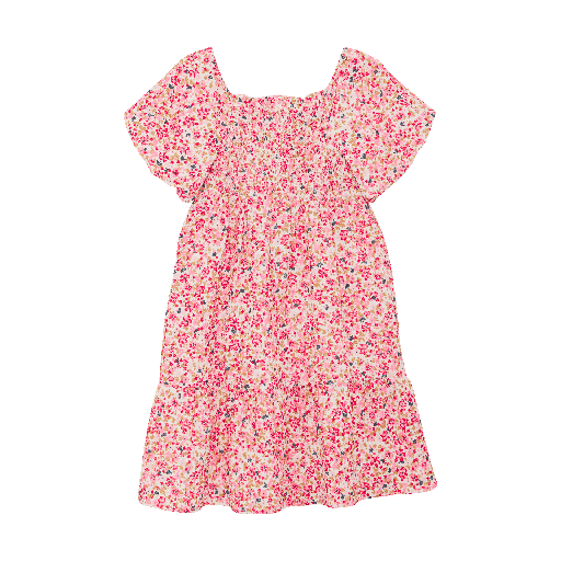 [01-37406.0] Mädchen Rüschen-Kleid geblümt (122)