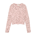 Mädchen Strickjacke mit Lochmuster