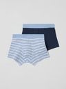 2-Pack Knaben Boxershorts gestreift