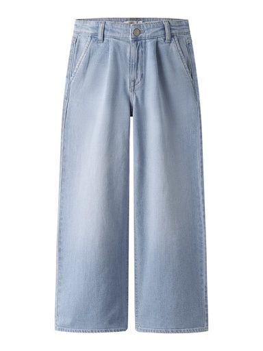 [01-37426.0] Weite Mädchenjeans mit Bundfalten (128)