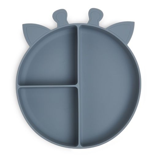 [01-34668.3] Kinder-Essteller aus Silikon (Graublau)